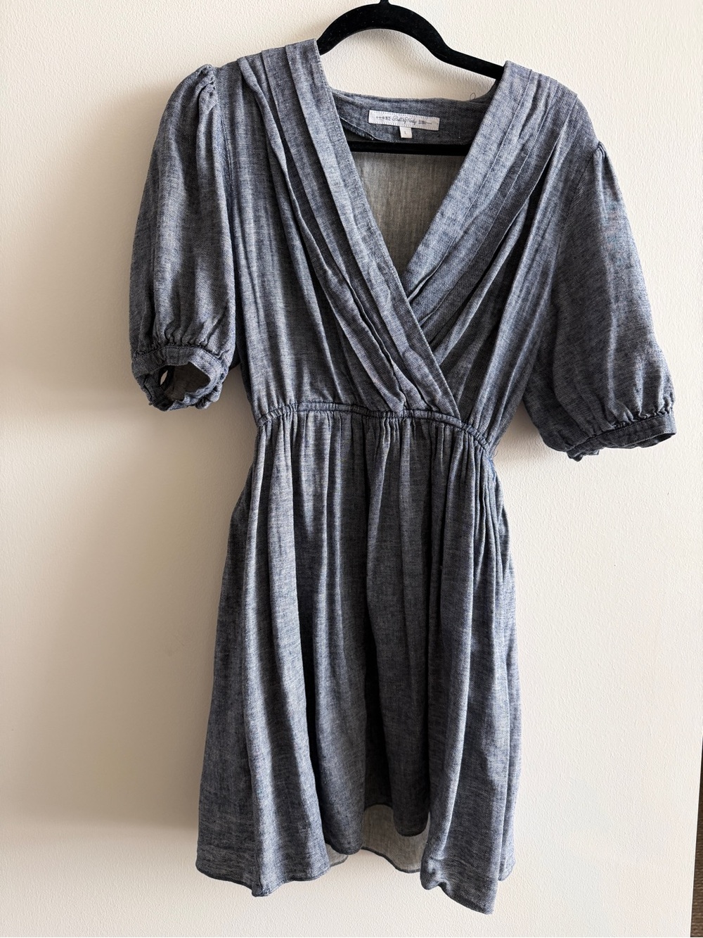 Classic Built By Wendy Chambray Mini Dress L